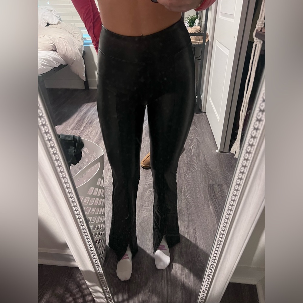 Abercrombie and fitch leather pants
